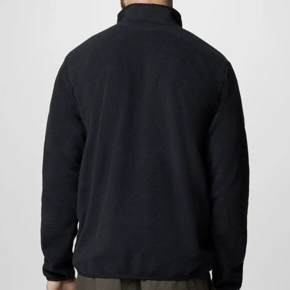 Columbia 1/2 Fleece Sweater Size 2XL Mens Black Sequoia Grove $60 - Picture 10 of 16